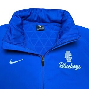 Nike Illinois College Blueboys Men's L Full Zip Jacket Packable Hood CI4490-494